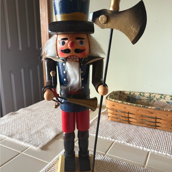 Other - Classic Nutcracker Soldier Figurine - Blue and Red